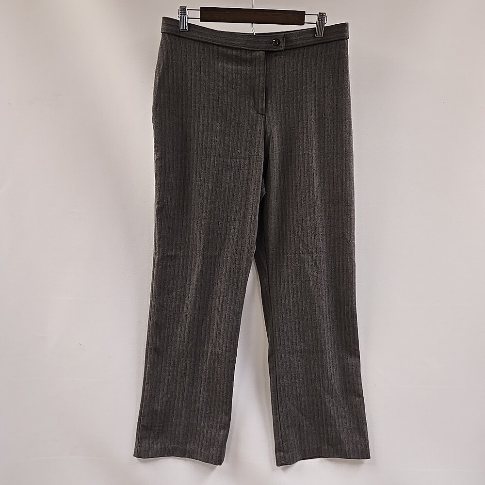 East 5th Dress Pants Petite Womens 14p Brown Striped